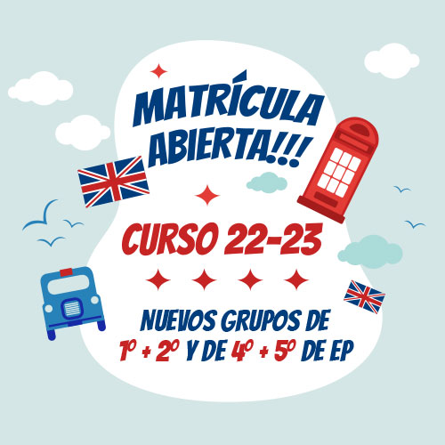 matricula abierta 22-23 curso inglés en hospitalet