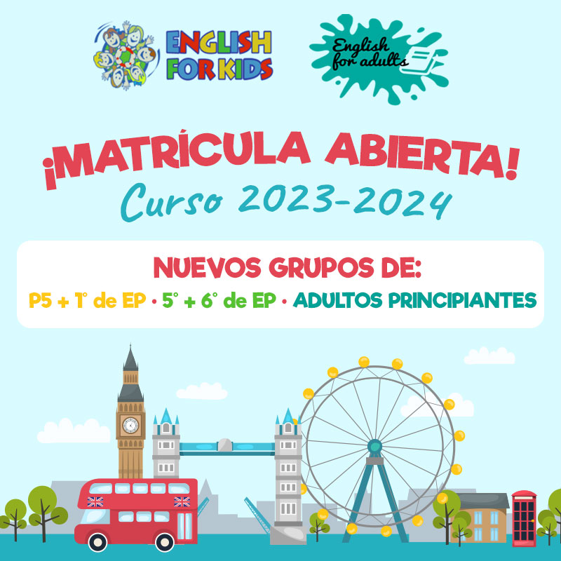 matricula abierta 23-24 curso inglés en hospitalet